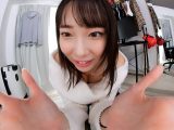 【VR】【8KVR】無防備なおパンツと絶対領域に大興奮！色白巨乳なムチムチ系彼女はイクところを見られるのがお好き！ 野宮あん